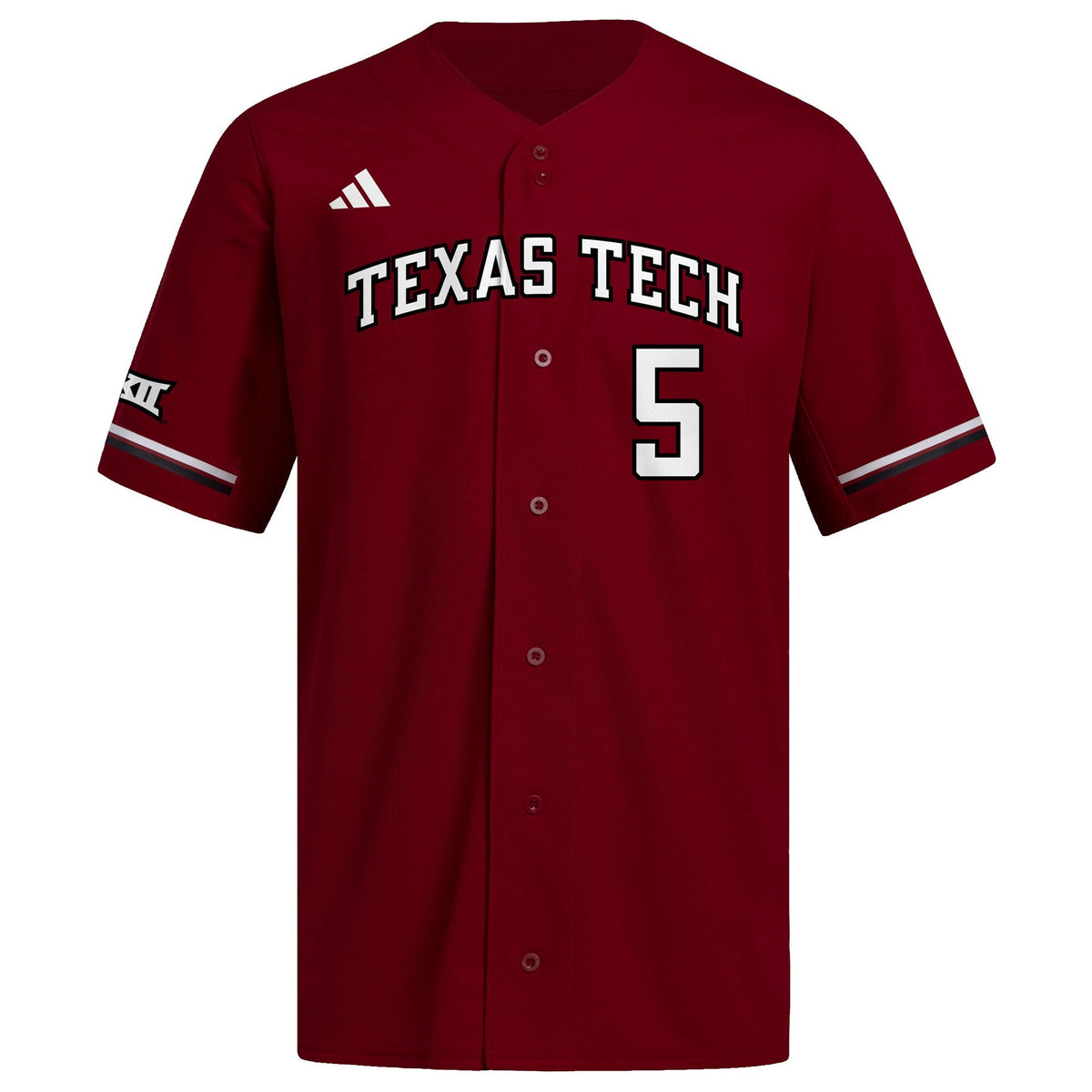 Patrick Mahomes Red Texas Tech Red Raiders Replica Baseball Jersey