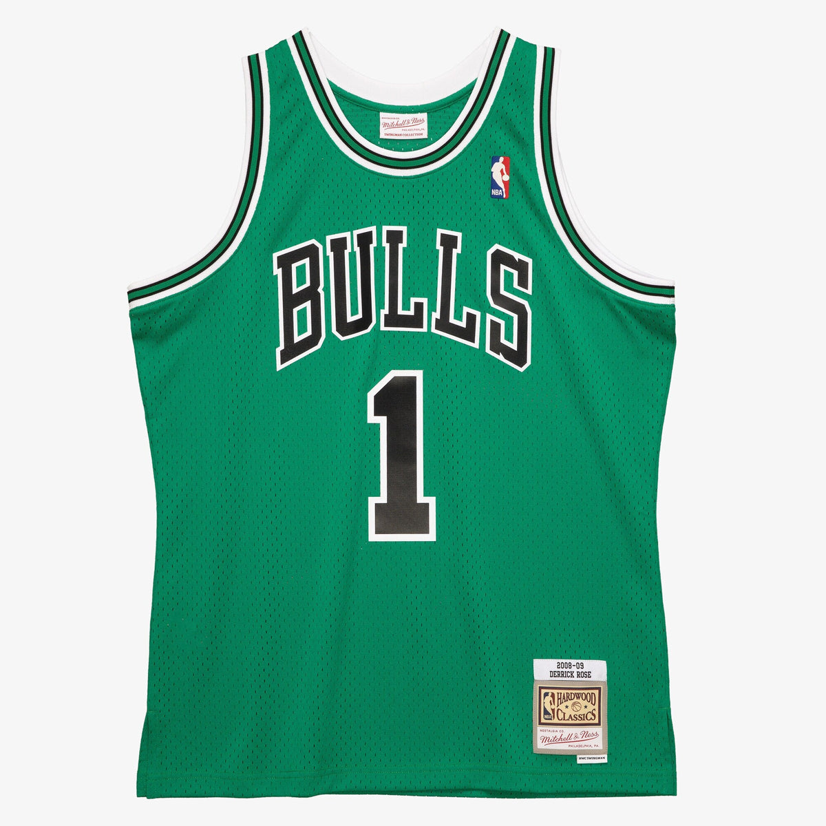 Chicago Bulls St Patrick's Day Swingman Jersey Derrick Rose 2008-09