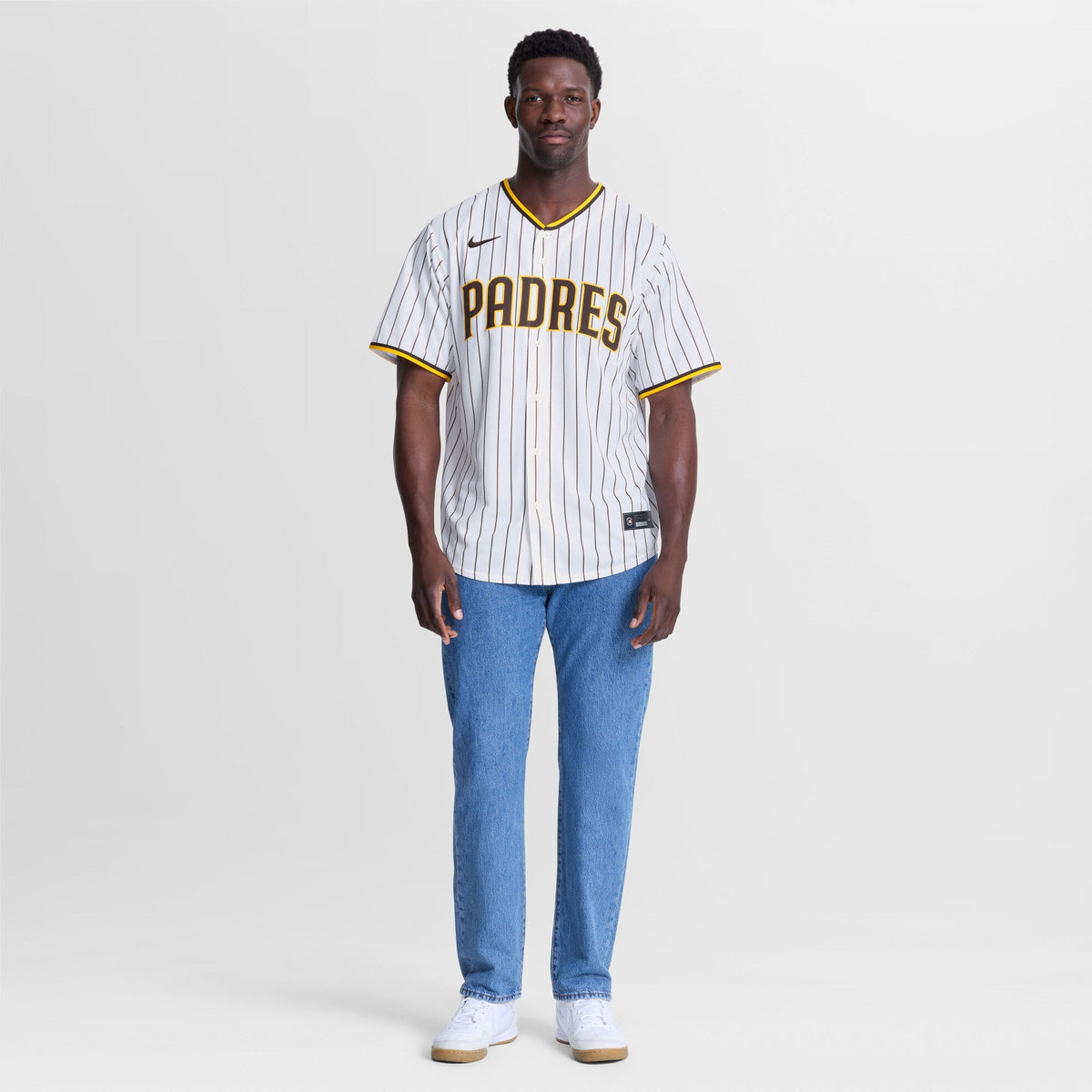 San Diego Padres Ramón Laureano White Home Replica Baseball Jersey