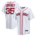 Boston Red Sox Garrett Crochet White Home Replica Baseball Jersey