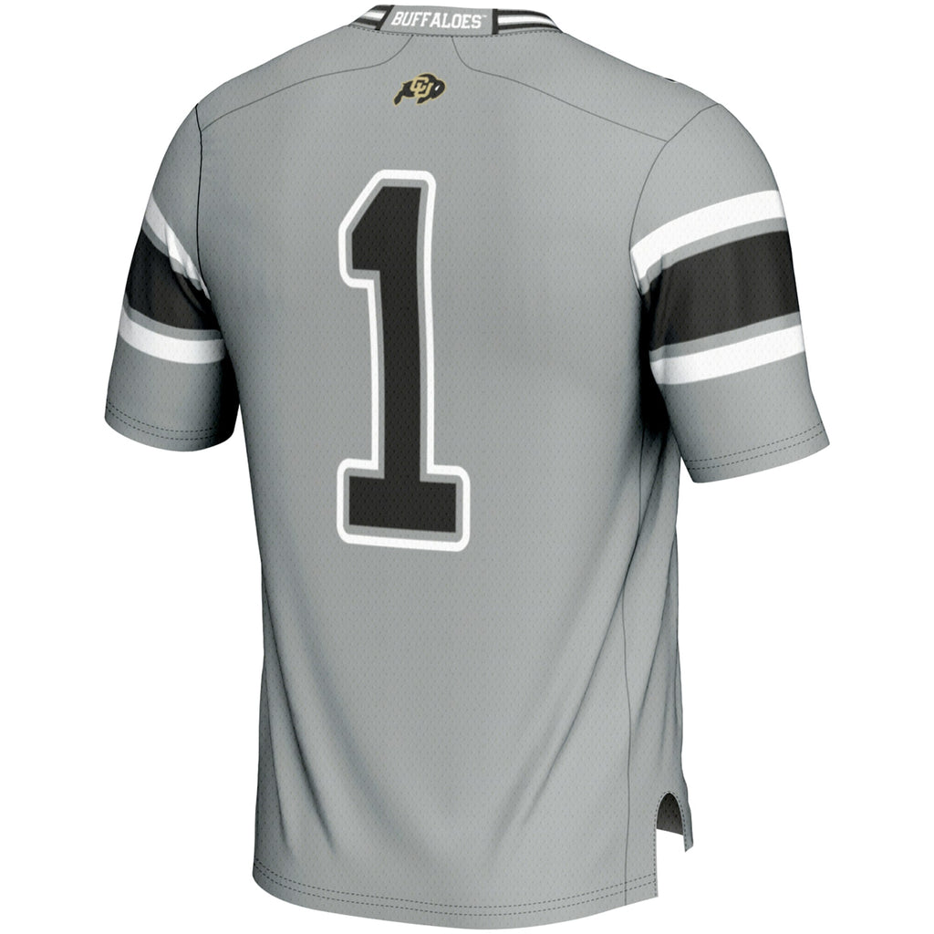 #1 Colorado Buffaloes Endzone Football Jersey - Gray