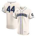 Seattle Mariners Julio Rodríguez Cream Alternate 2 Elite Player Baseball Jersey