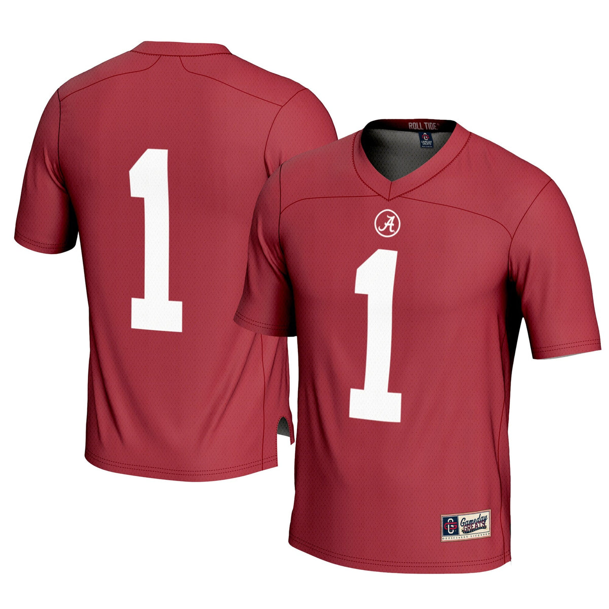 #1 Crimson Alabama Crimson Tide Football Jersey