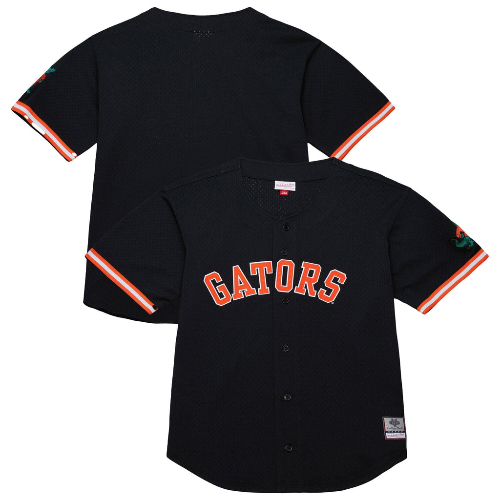 Black Florida Gators On The Clock Full-Button Fashion Jersey