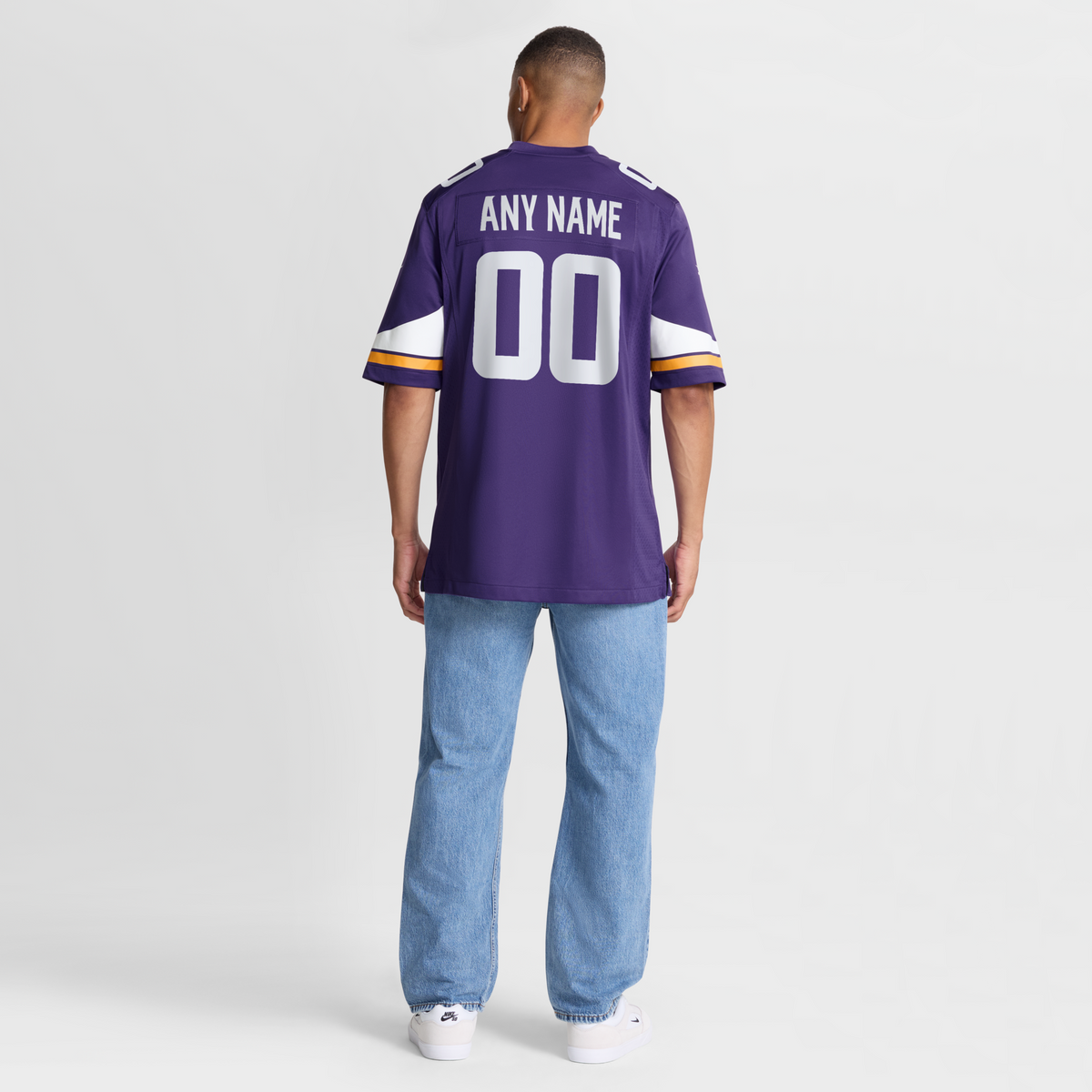 Minnesota Vikings Purple Custom Game Football Jersey