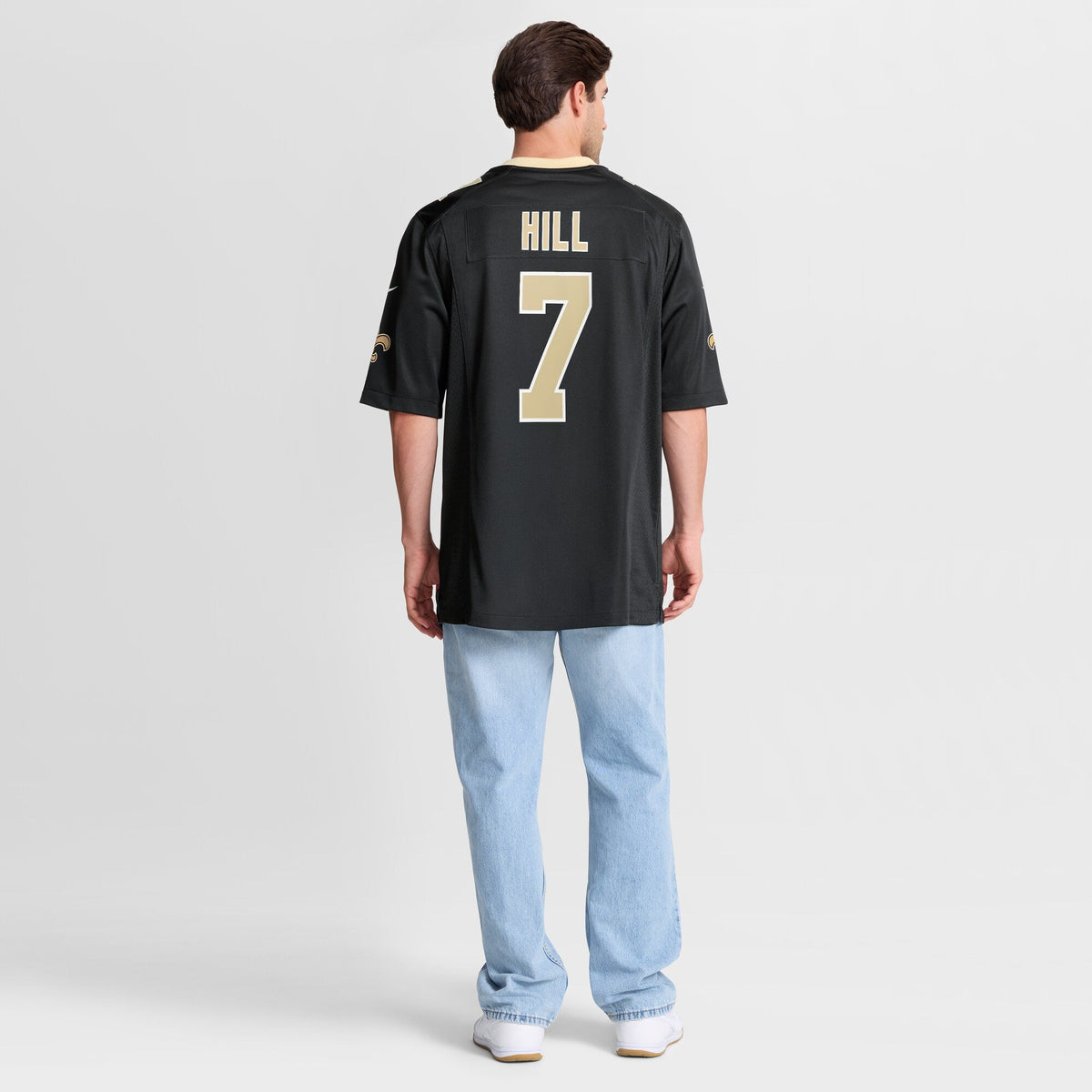 New Orleans Saints Taysom Hill Black Game Football Jersey