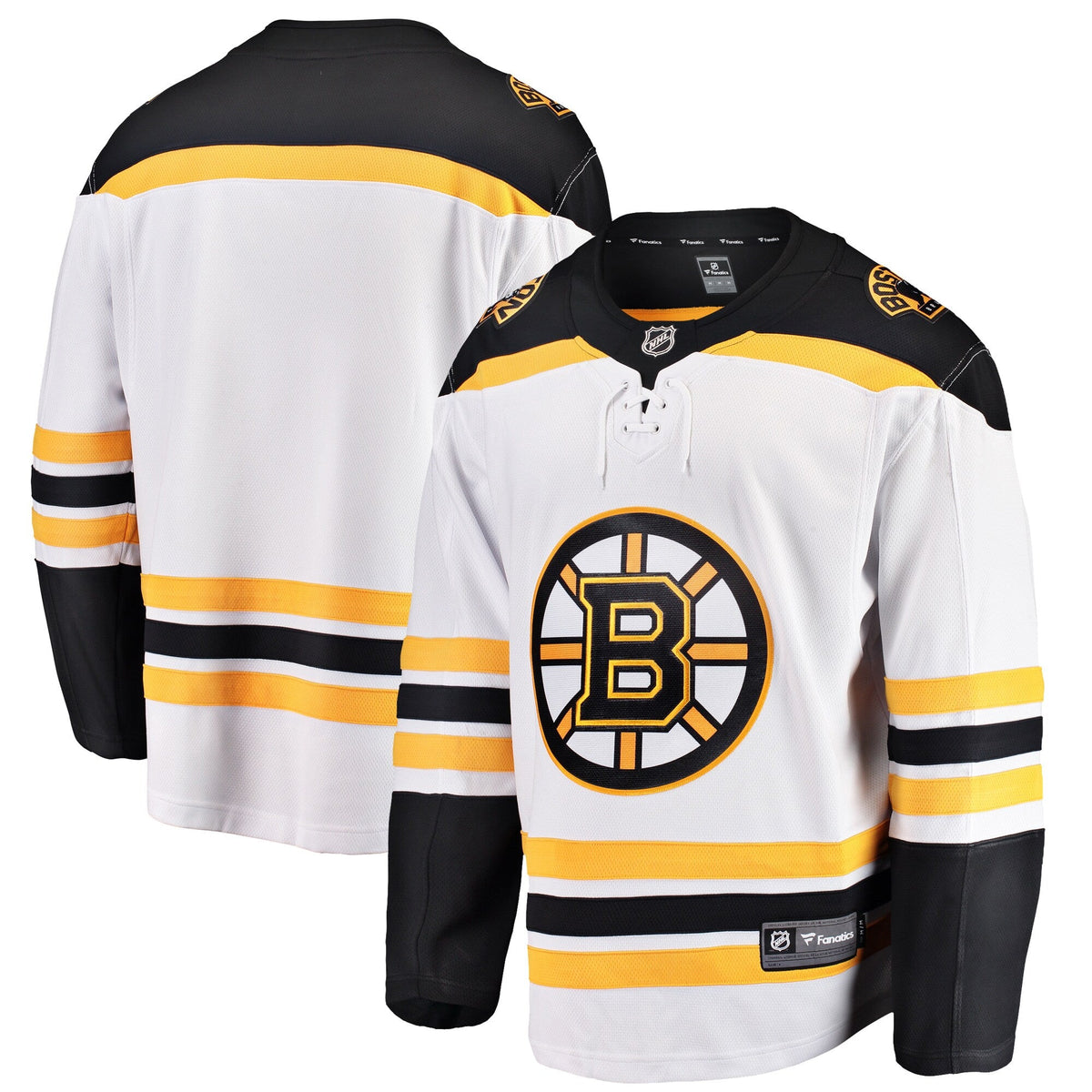 Boston Bruins White Breakaway Away Hockey Jersey