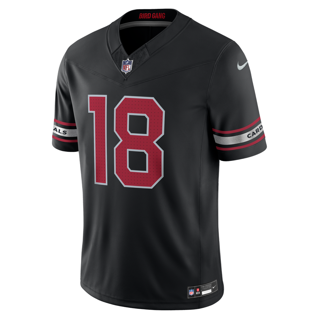 Arizona Cardinals Marvin Harrison Jr. Black Alternate Vapor F.U.S.E. Stitched Limited Football Jersey