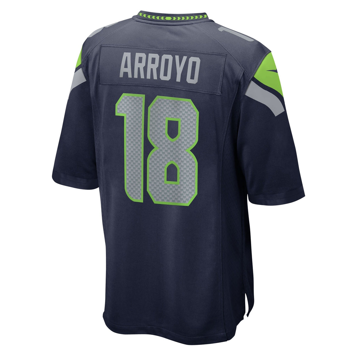 Seattle Seahawks Elijah Arroyo College Navy Team Game Football Jersey