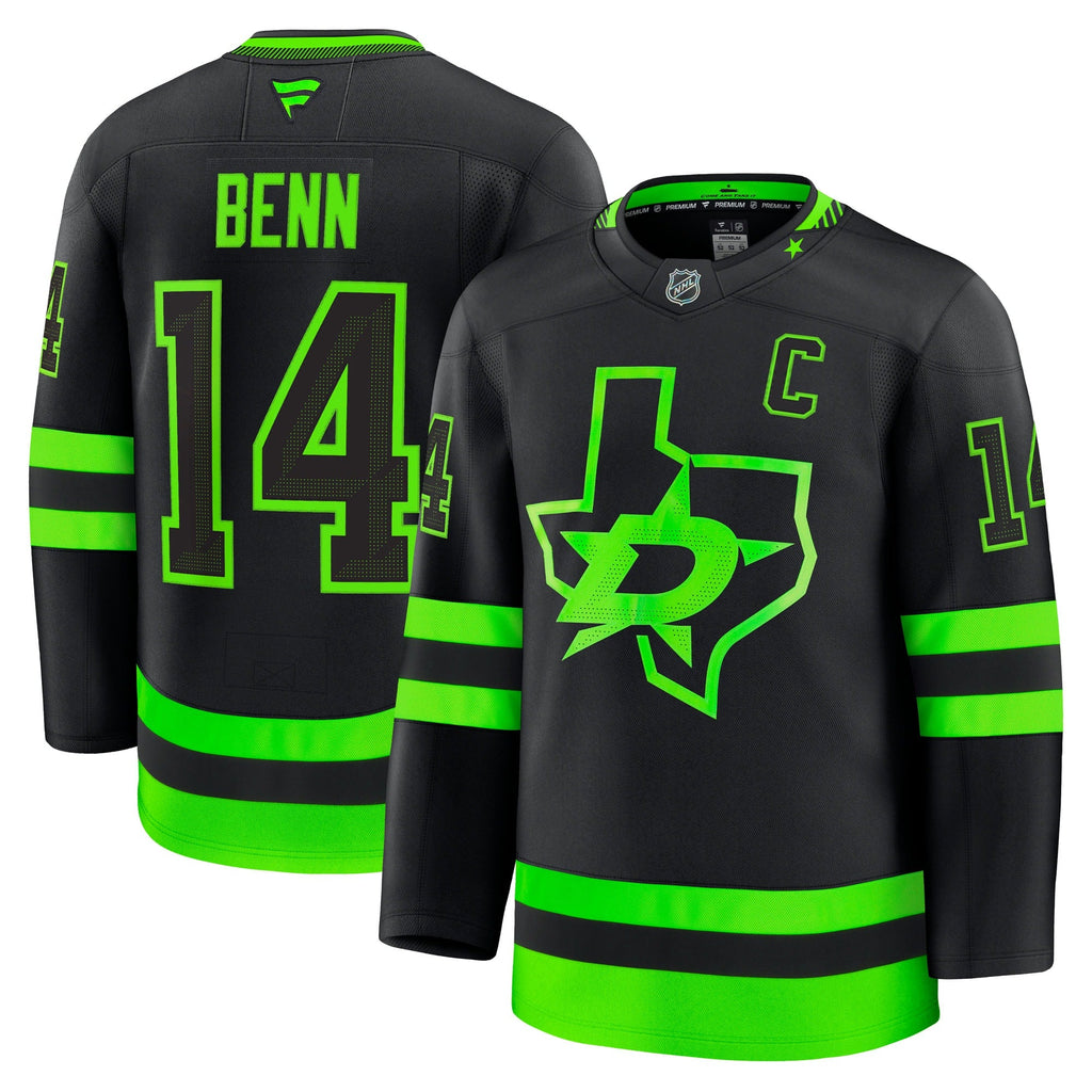 Dallas Stars Jamie Benn Black Alternate Premium Jersey