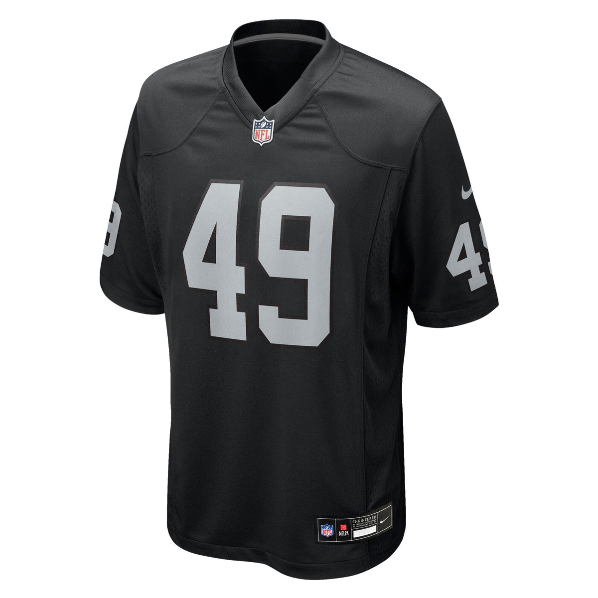 Las Vegas Raiders Charles Snowden Black Team Game Football Jersey