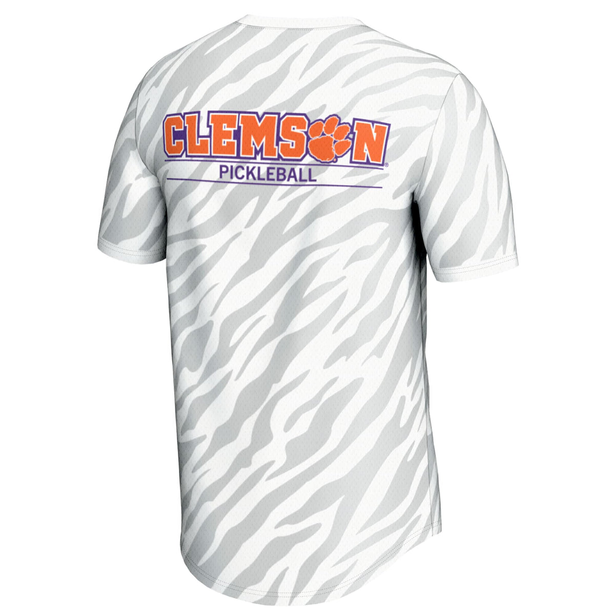 Clemson Tigers Lightweight Pickleball Jersey - White