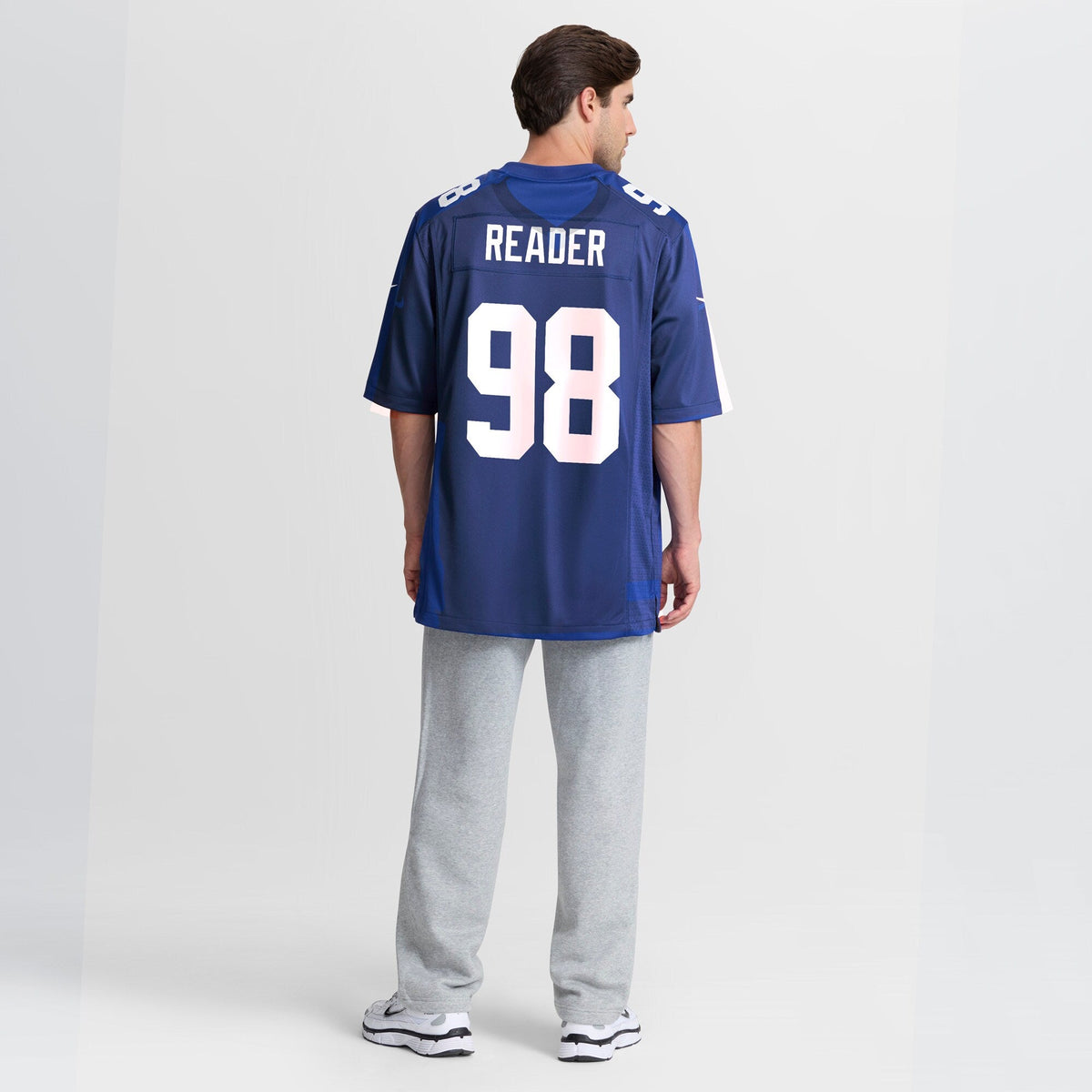 New York Giants D.J. Reader Royal Game Football Jersey