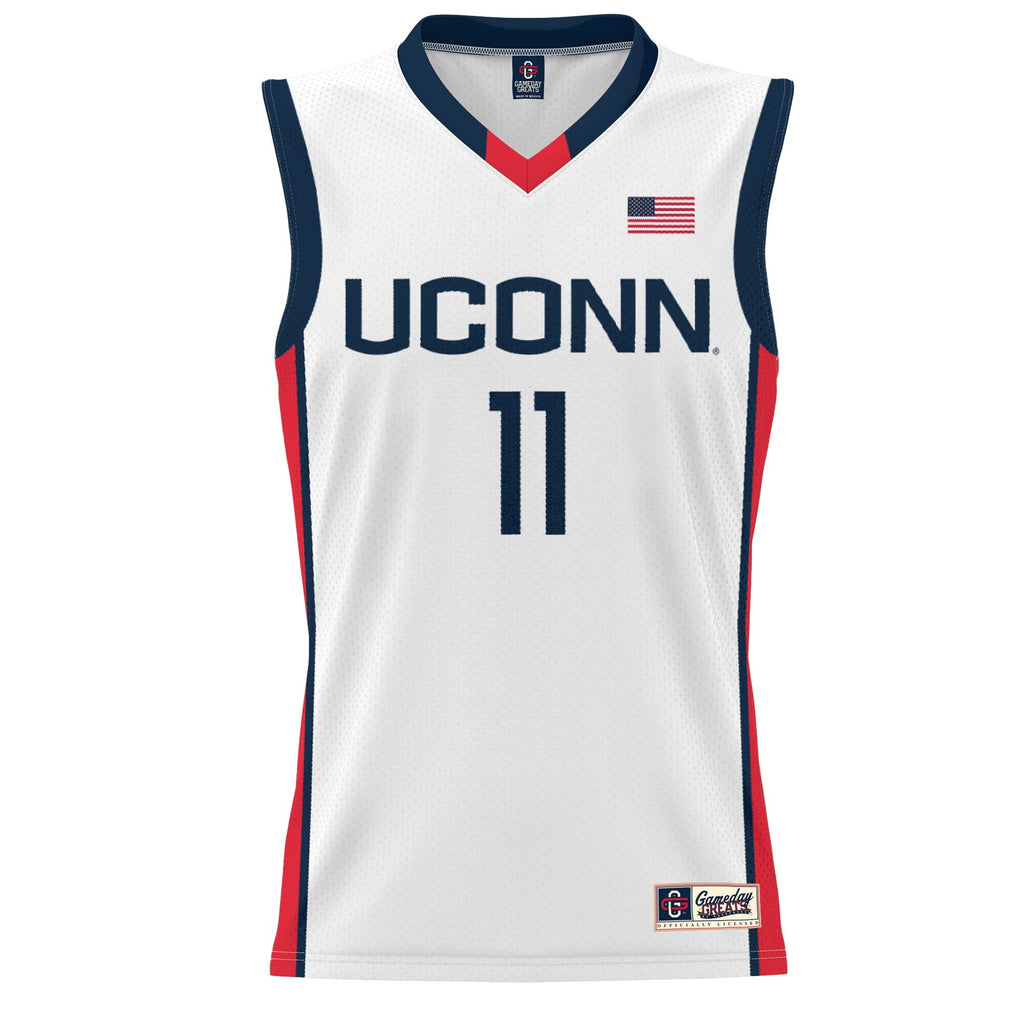 Lou Lopez-Senechal UConn Huskies Lightweight Basketball Alumni Jersey - White