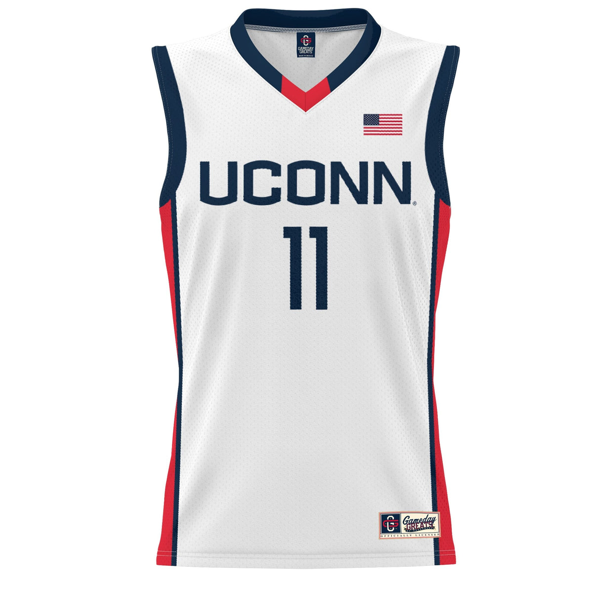 Lou Lopez-Senechal UConn Huskies Lightweight Basketball Alumni Jersey - White