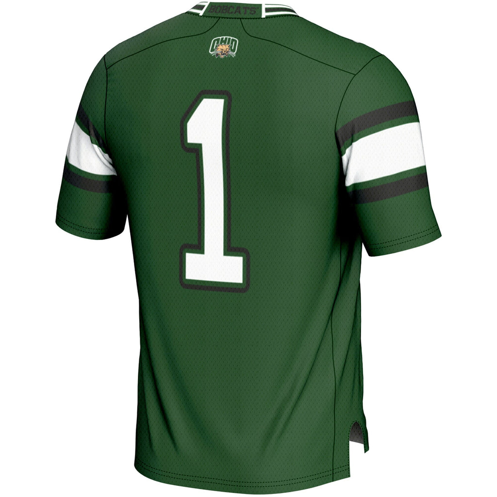 #1 Ohio Bobcats Endzone Football Jersey - Green
