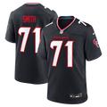 Houston Texans Braden Smith Navy Team Game Football Jersey