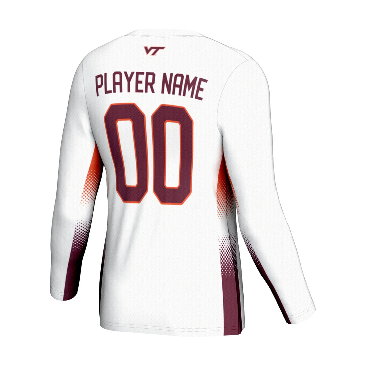Virginia Tech Hokies NIL Lightweight Volleyball Jersey - White