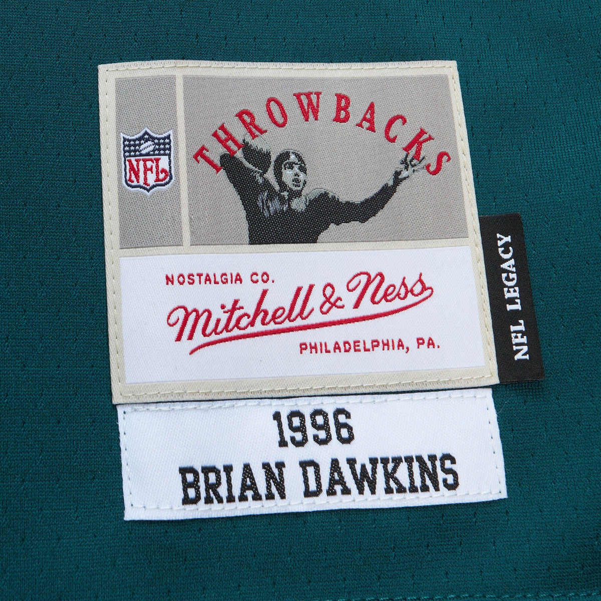Philadelphia Eagles Brian Dawkins Green Legacy Replica Football Jersey