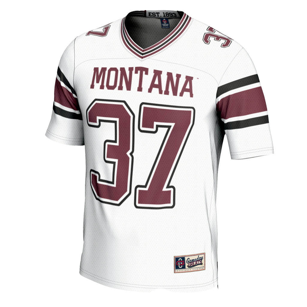 #37 Montana Grizzlies Football Jersey - White