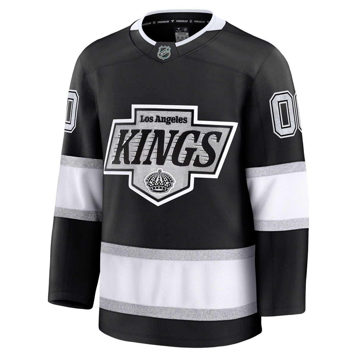 Los Angeles Kings Black Home Premium Custom Jersey