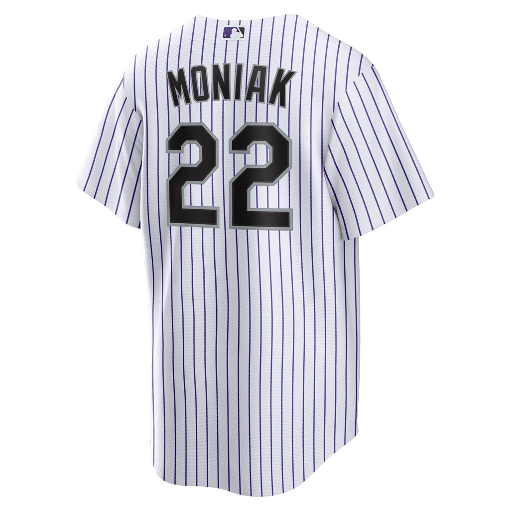 Colorado Rockies Mickey Moniak White Home Replica Baseball Jersey