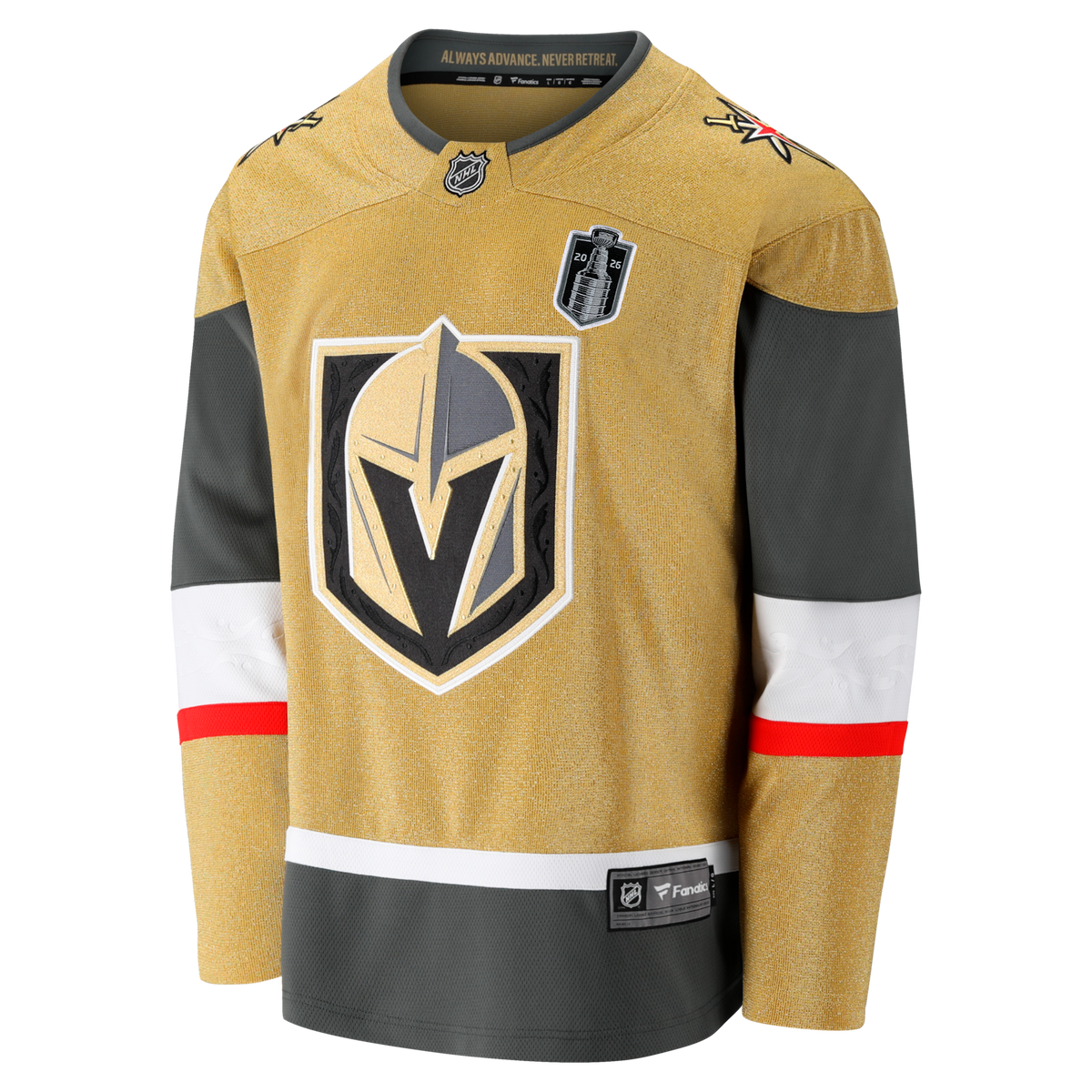 Vegas Golden Knights Gold 2026 Stanley Cup Final Breakaway Hockey Jersey