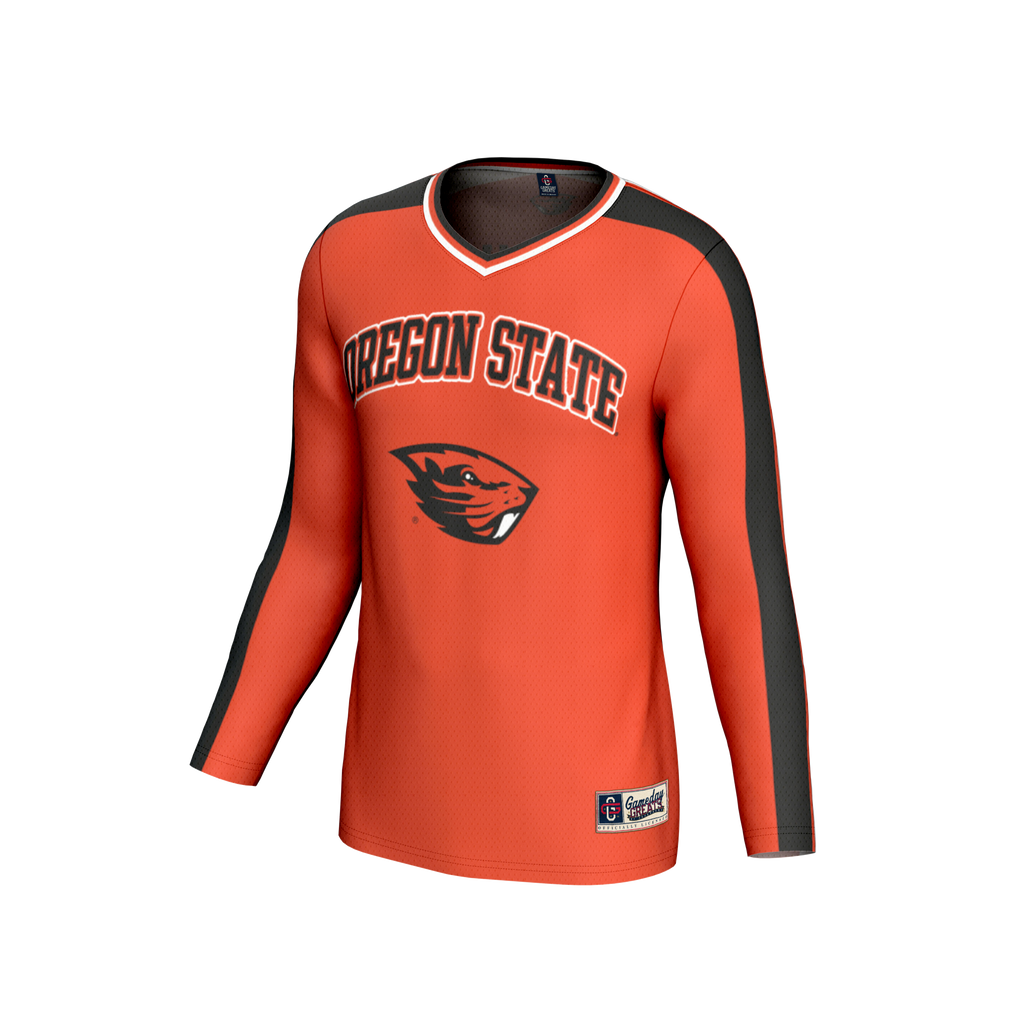 Oregon State Beavers NIL Pick-A-Player Lightweight Collegiate Volleyball Fashion Jersey - Orange