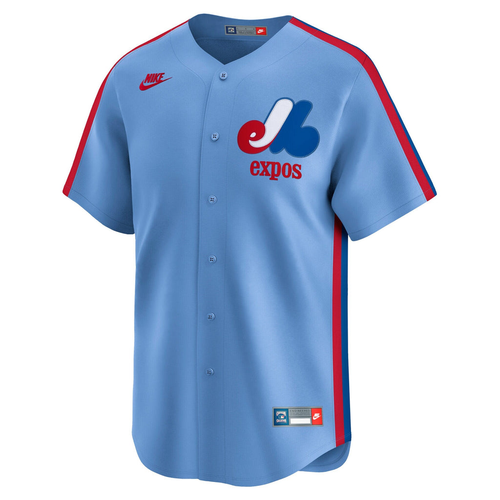 Montreal Expos Light Blue Cooperstown Collection Limited Baseball Jersey