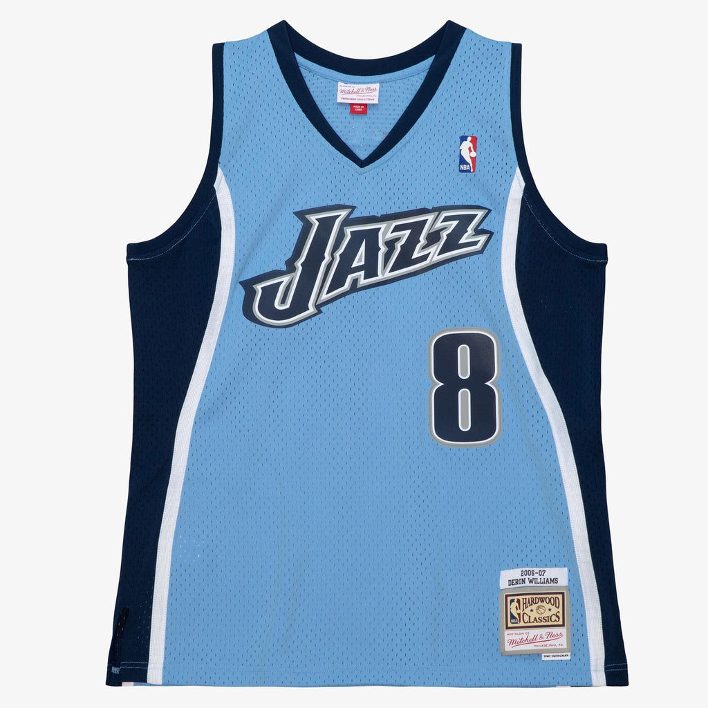 Utah Jazz Deron Williams 2006 Alternate Jersey - Columbia Blue