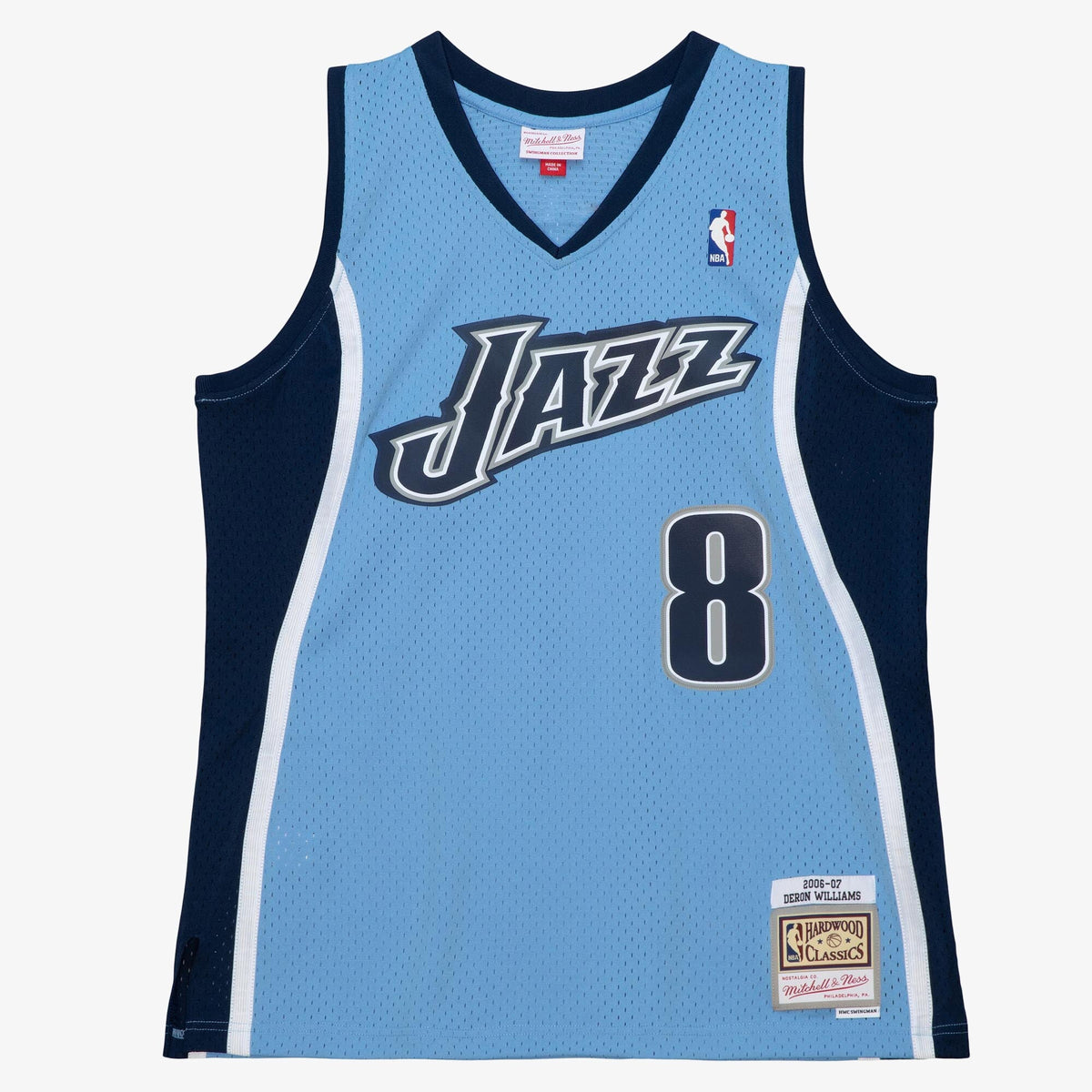 Utah Jazz Deron Williams 2006 Alternate Jersey - Columbia Blue