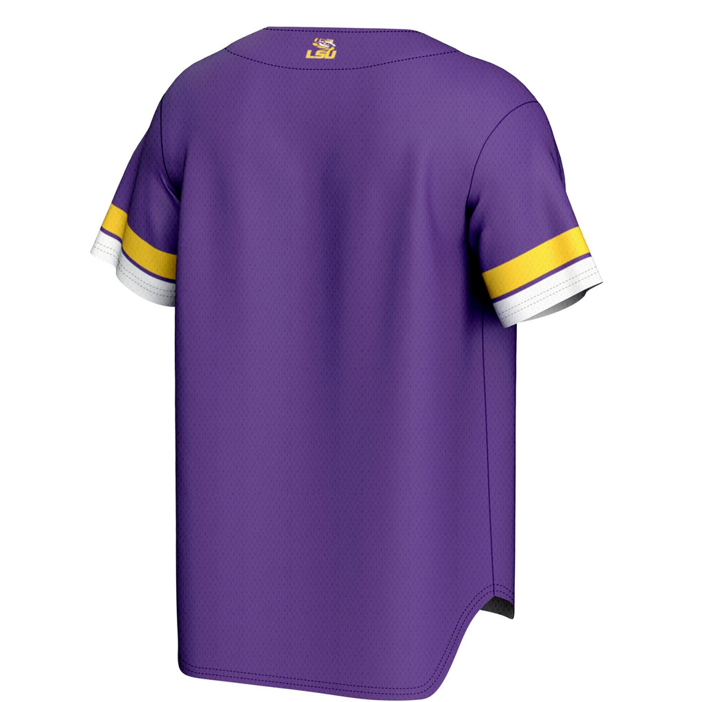 LSU Tigers Spirit Baseball Jersey - Purple