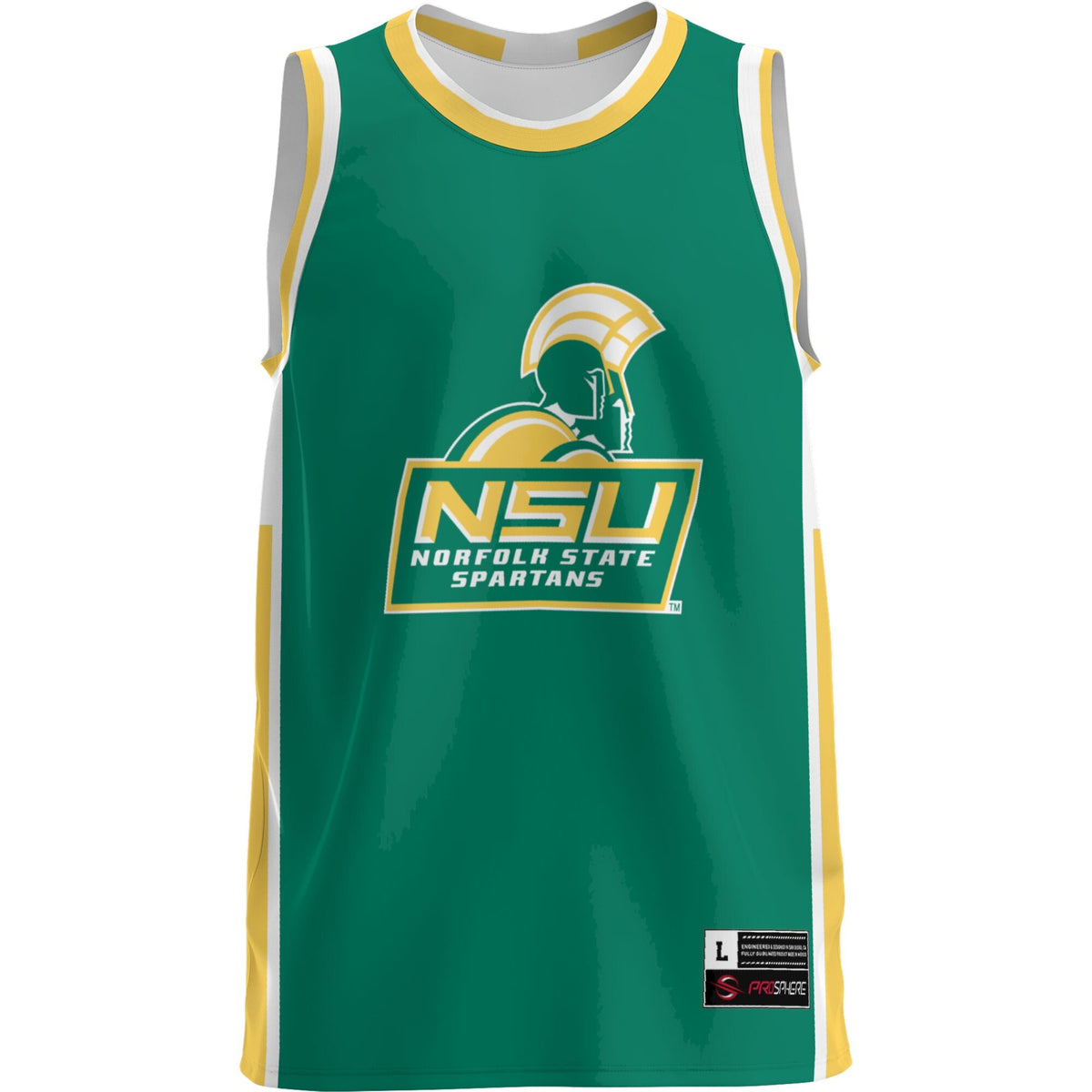 Norfolk State Spartans Lightweight Basketball Jersey - Green
