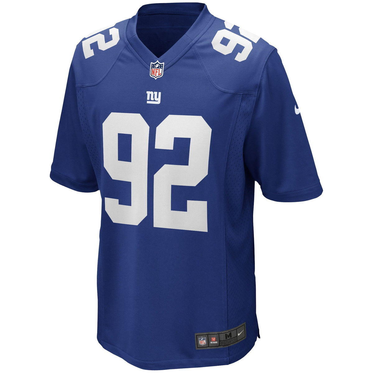 New York Giants Michael Strahan Royal Game Retired Player Football Jersey
