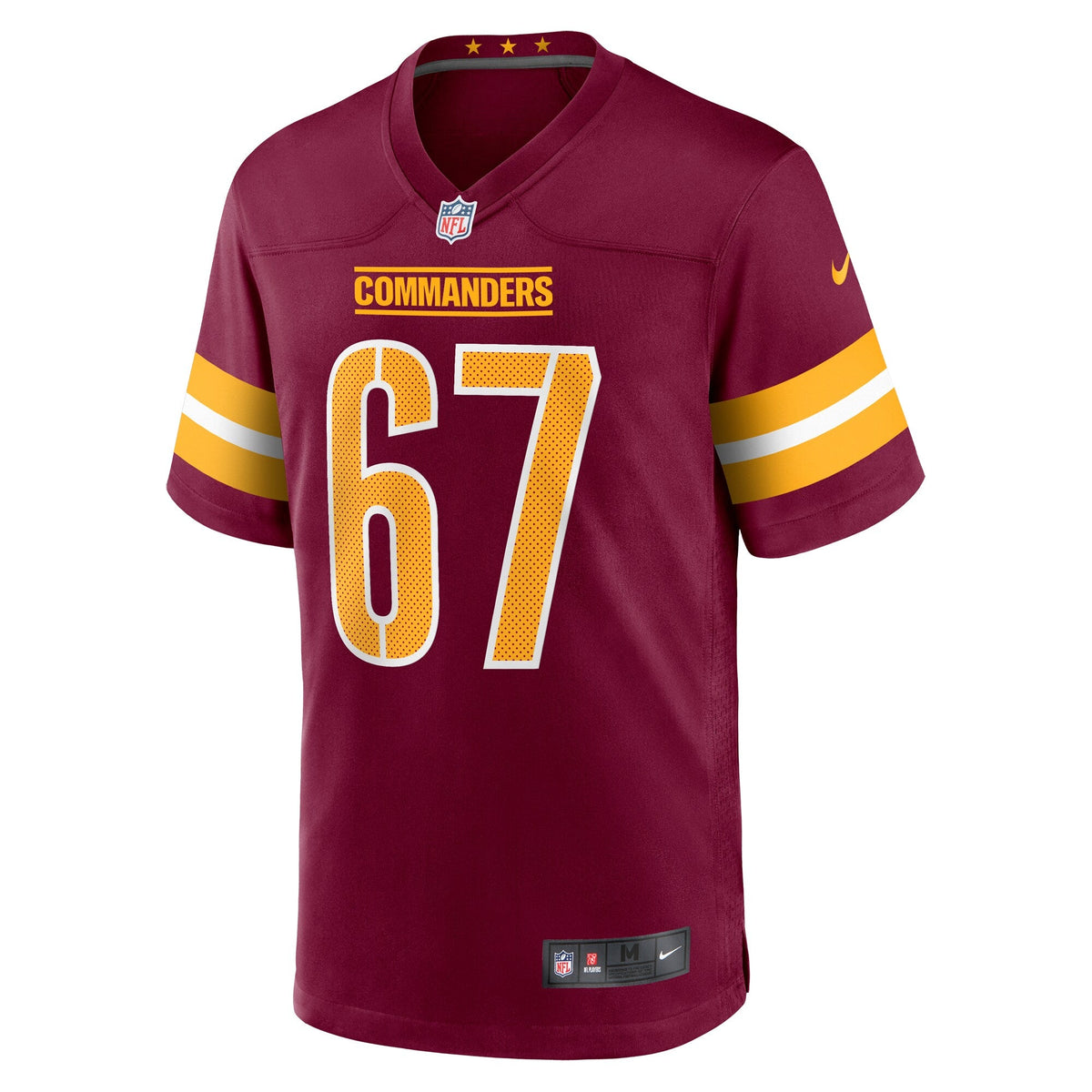 Washington Commanders Nick Allegretti Burgundy Game Football Jersey