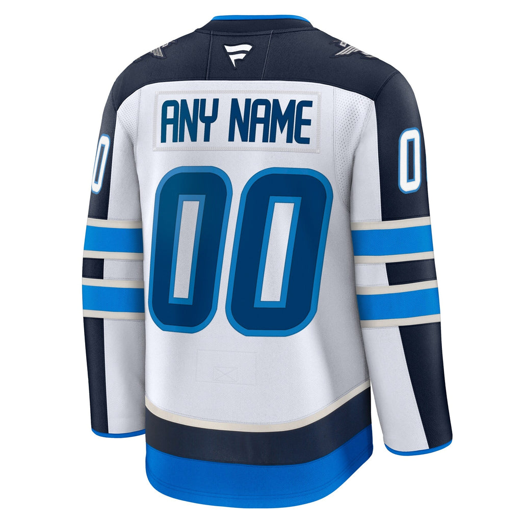 Winnipeg Jets White Away Premium Custom Jersey