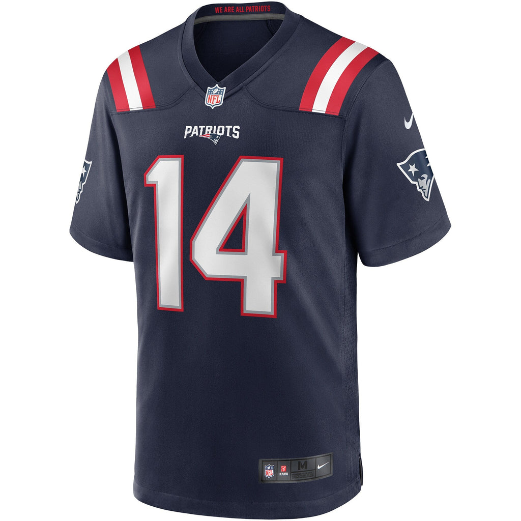 New England Patriots Steve Grogan Navy Game Retired Player Football Jersey