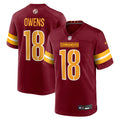 Washington Commanders Tyler Owens Burgundy Team Game Football Jersey