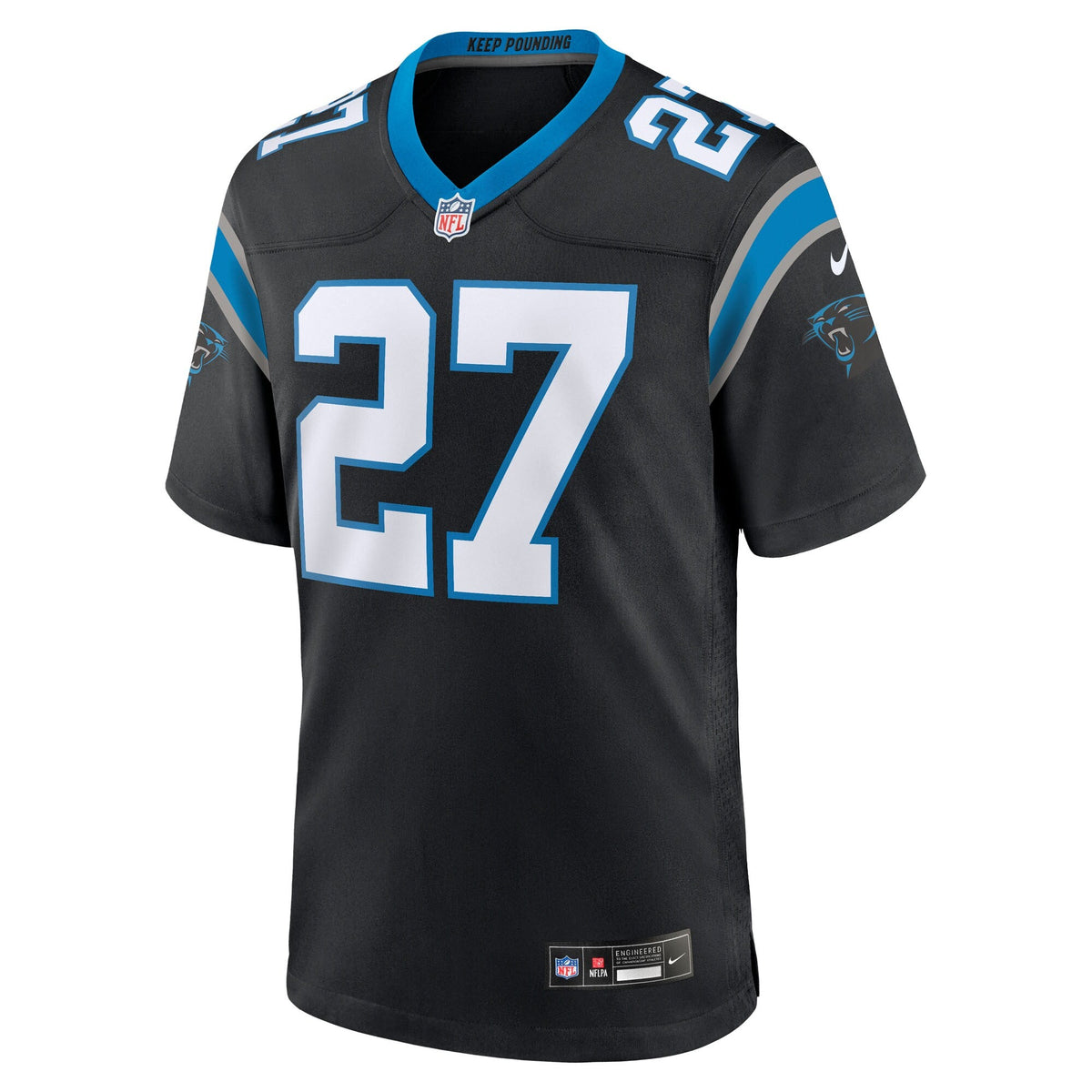 Carolina Panthers Isaiah Simmons Black Team Game Football Jersey