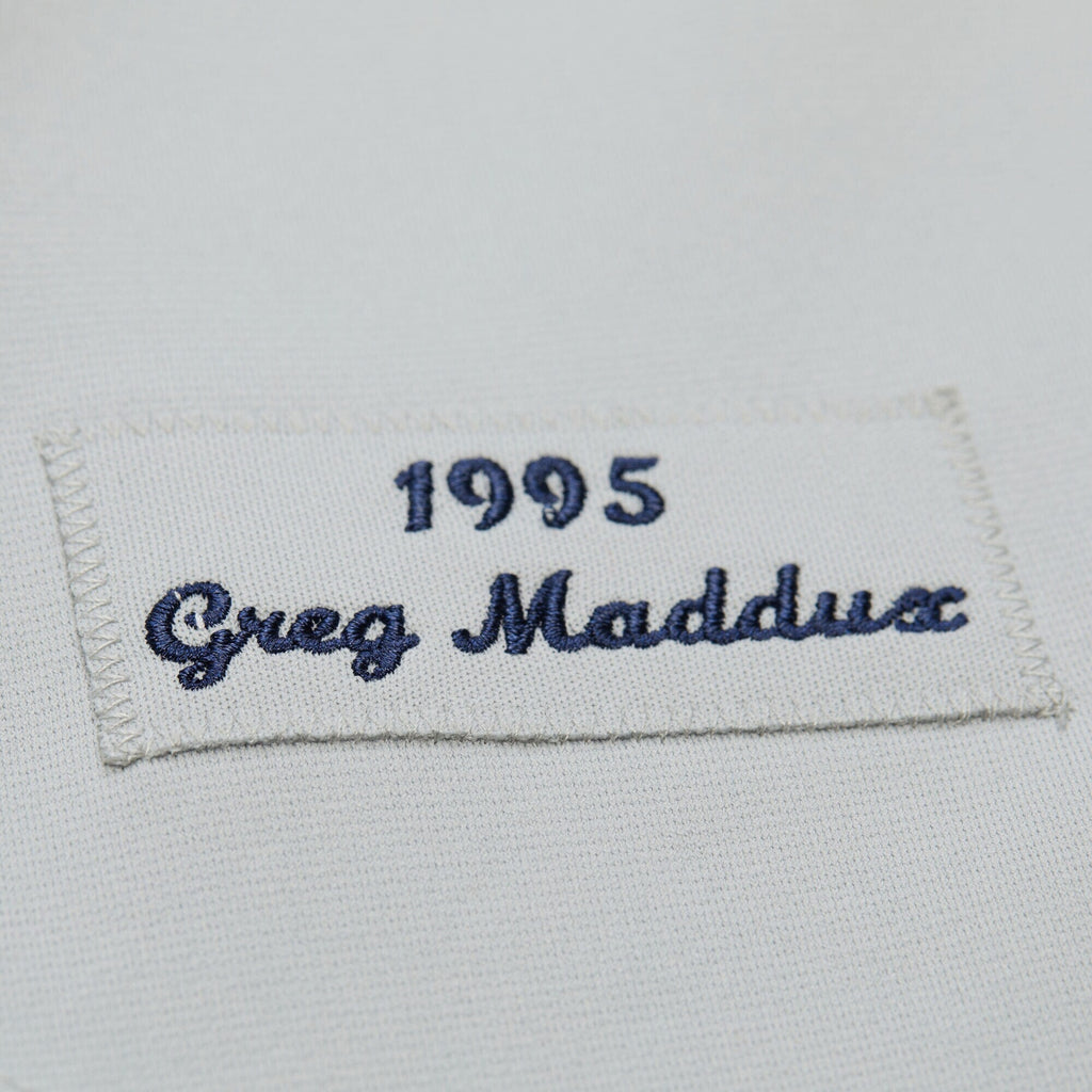 Atlanta Braves Greg Maddux Gray 1995 Throwback Baseball Jersey