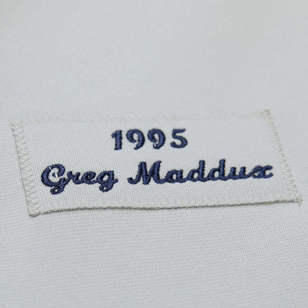 Atlanta Braves Greg Maddux Gray 1995 Throwback Baseball Jersey