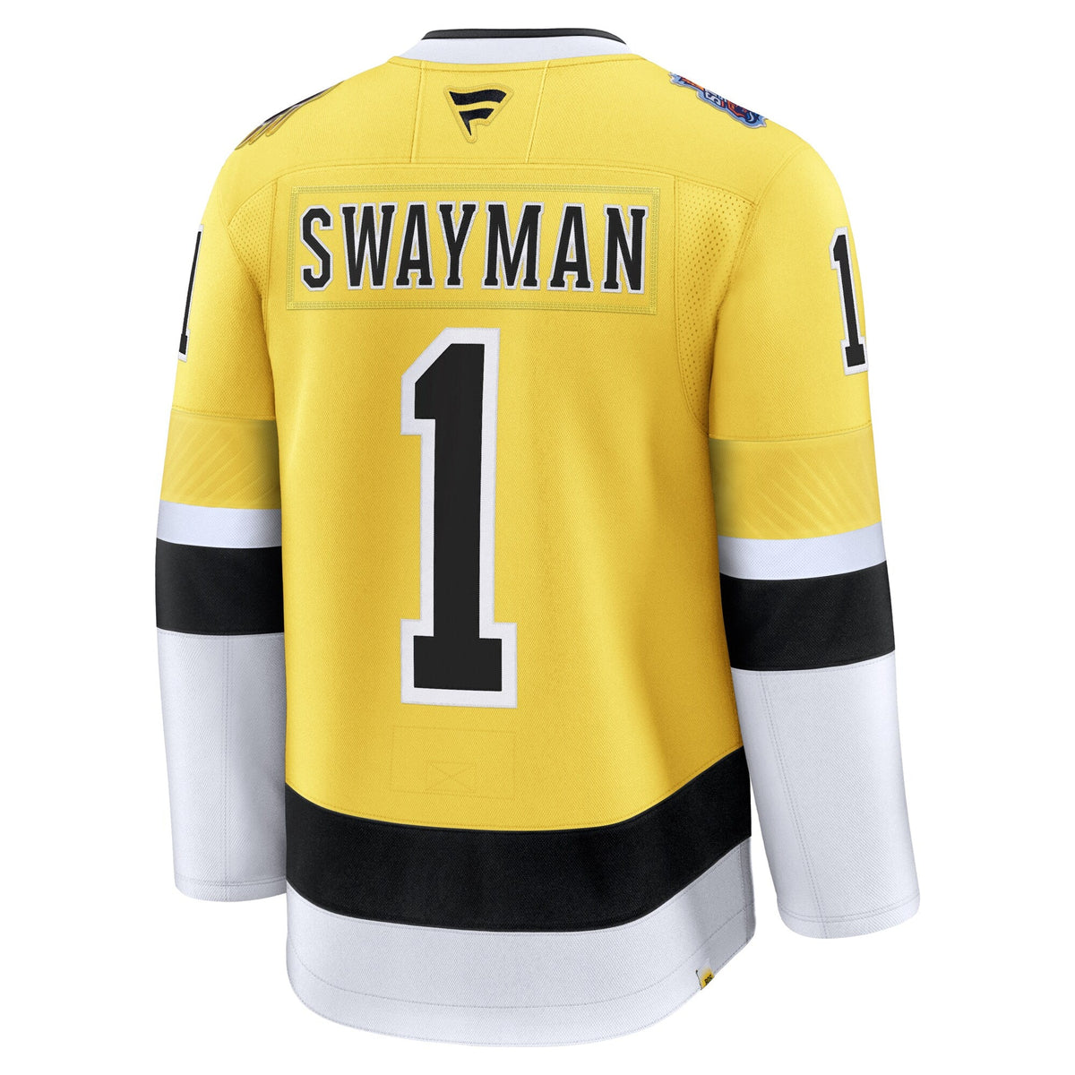 Boston Bruins Jeremy Swayman Gold 2026 NHL Stadium Series Premium Jersey