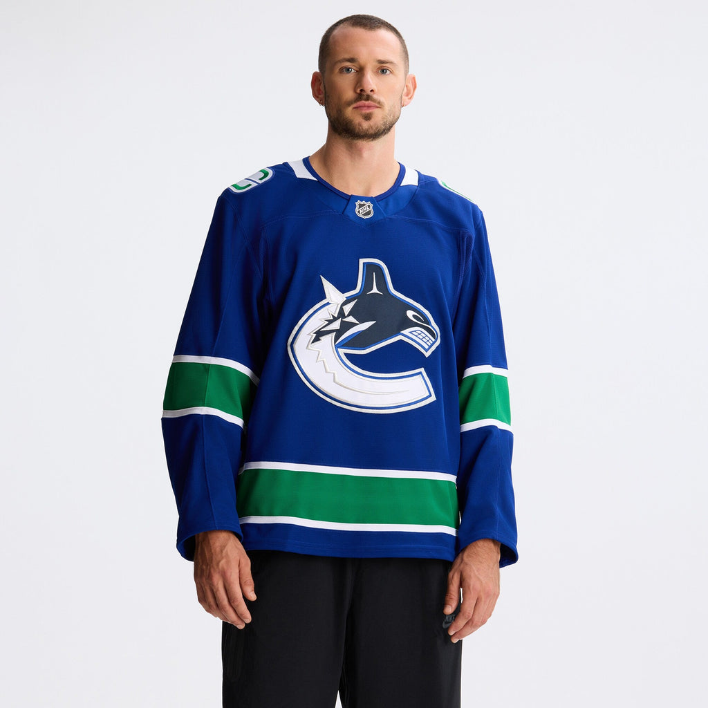 Vancouver Canucks Blue Home Pro Jersey