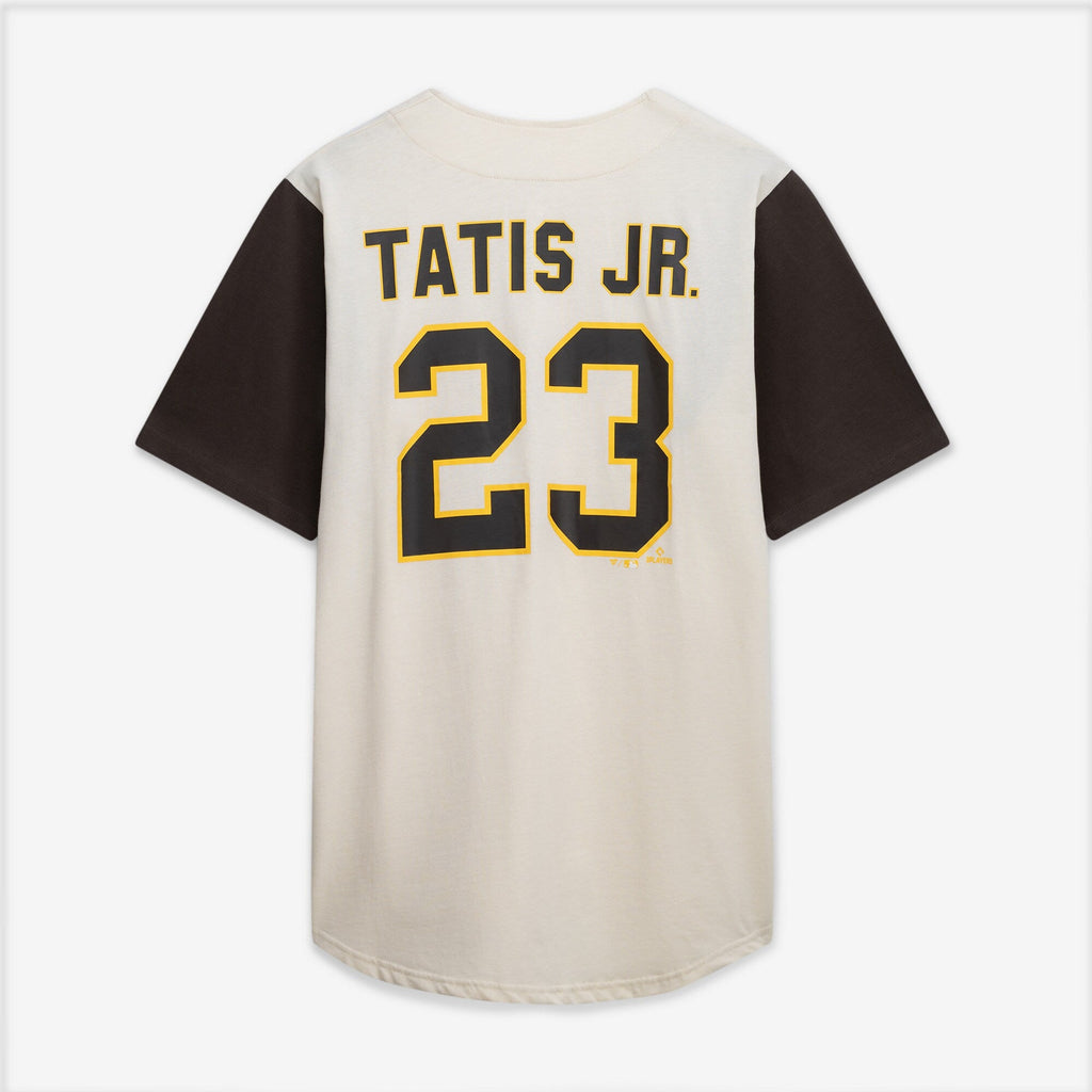 San Diego Padres Profile Cream/Brown Big & Tall Two-Color Fashion Baseball Jersey