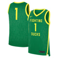Green Oregon Ducks Road Replica Basketball Jersey