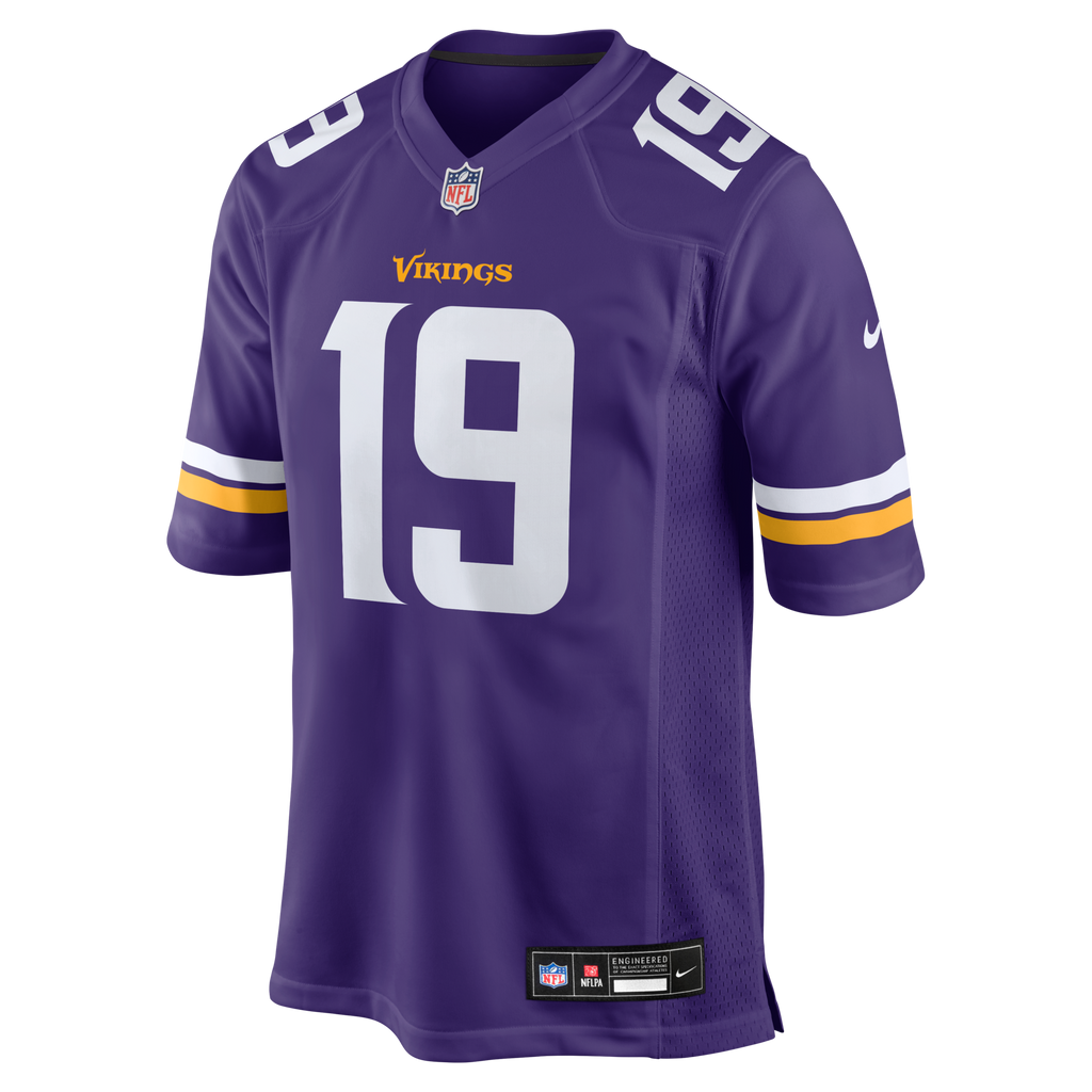 Minnesota Vikings Sean Mannion Purple Game Football Jersey