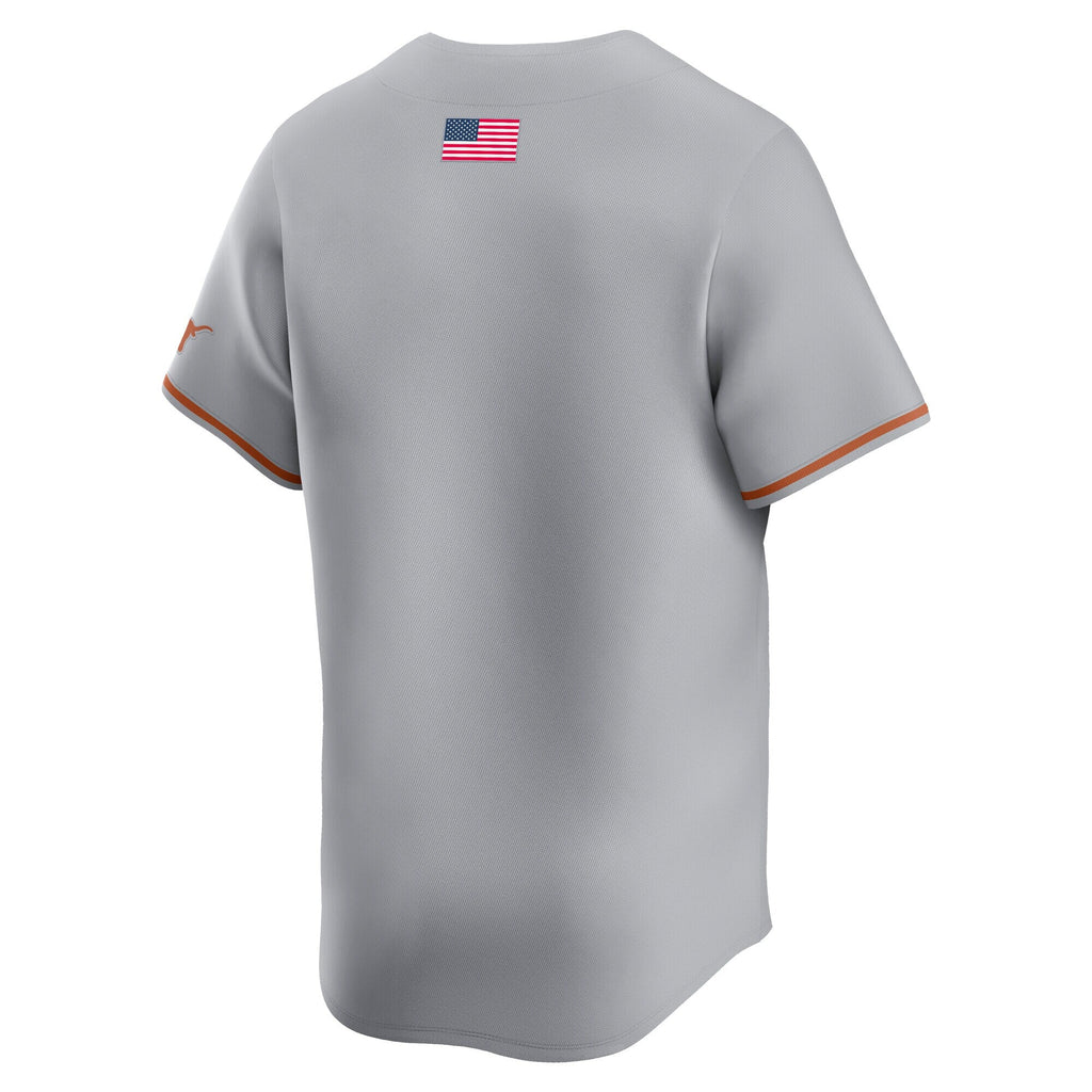 Gray Texas Longhorns Alternate Limited Baseball Jersey