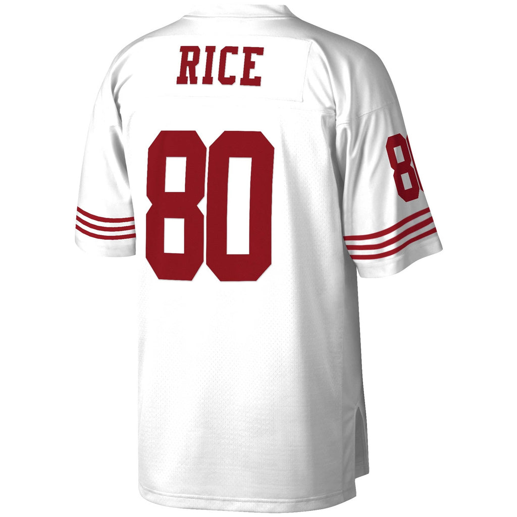 San Francisco 49ers Jerry Rice White Legacy Replica Football Jersey