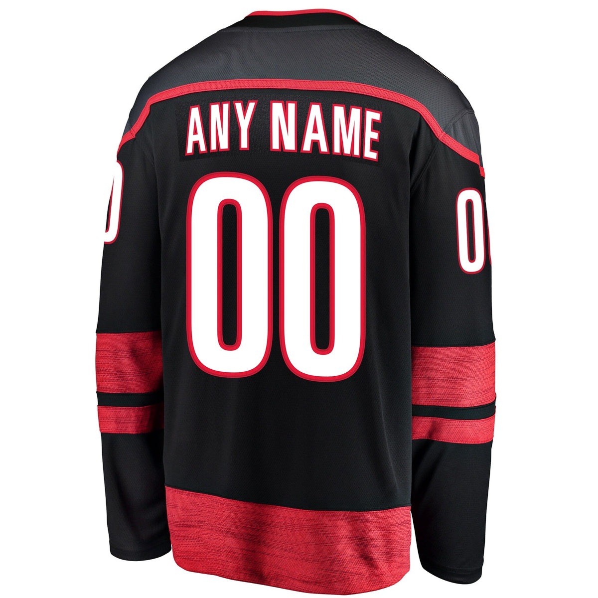Carolina Hurricanes Black Home Breakaway Custom Hockey Jersey