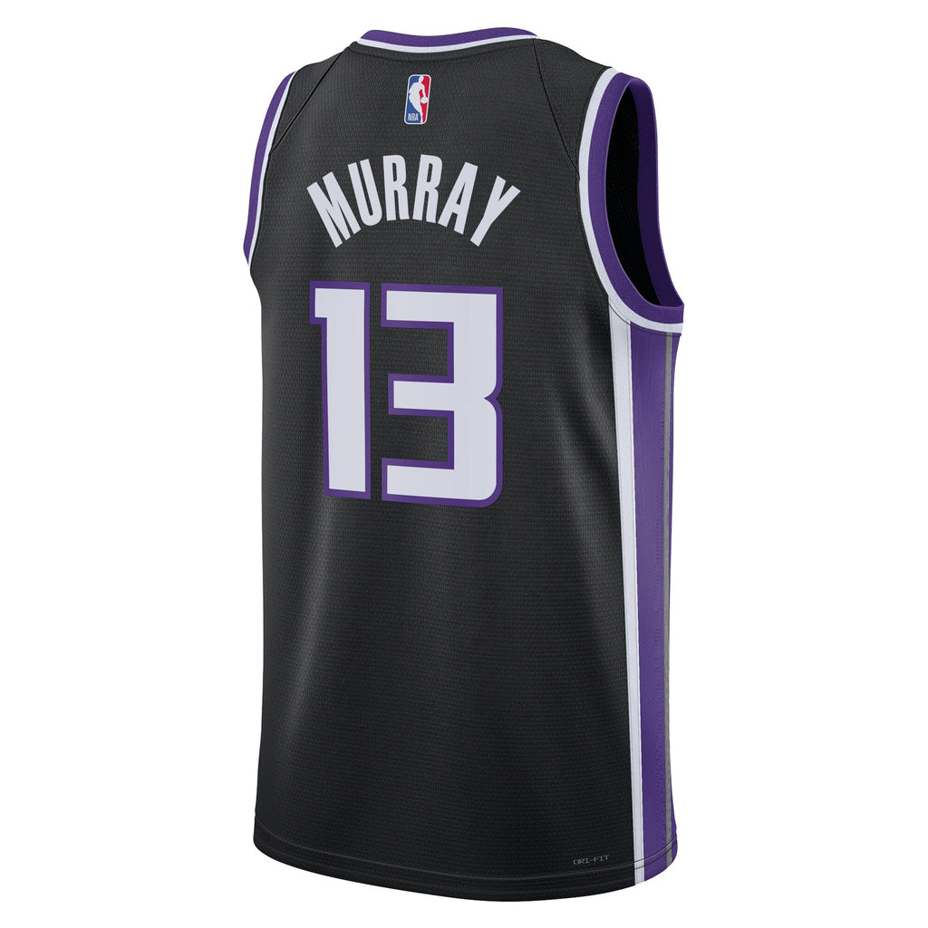 Sacramento Kings Icon Edition Swingman Jersey - Black - Keegan Murray